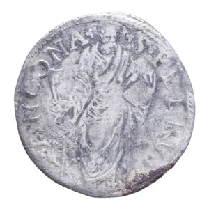 reverse: ANCONA GIULIO III (1550-1555) GIULIO AG. 2,88 GR. MB+