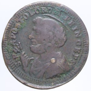 obverse: PERUGIA PIO VI (1775-1799) DUE E MEZZO BAIOCCHI 1796 SAMPIETRINO CU. 16,32 GR. qBB