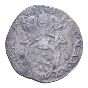obverse: ROMA CLEMENTE VIII (1592-1605) TESTONE 1600 GIUBILEO AG. 8,91 GR. MB-BB