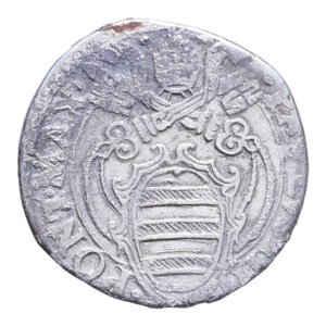 obverse: ROMA GREGORIO XV (1621-1623) TESTONE AG. 9,27 GR. MB