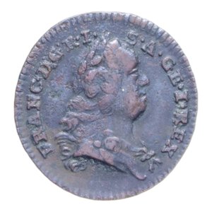 obverse: AUSTRIA FRANCESCO I 1 PFENNIG 1759 CU. 2,15 GR. BB+