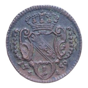 reverse: AUSTRIA FRANCESCO I 1 PFENNIG 1759 CU. 2,15 GR. BB+