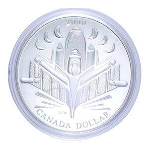 reverse: CANADA DOLLARO 2000 AG. 25,1 GR. IN COFANETTO PROOF