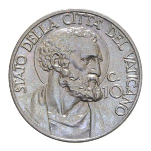 reverse: PIO XII (1939-1958) 10 CENT. 1940 BA. 4,75 GR. FDC