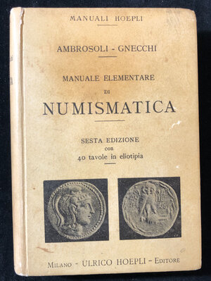 obverse: AMBROSOLI - GNECCHI - Manuale elementare di Numismatica