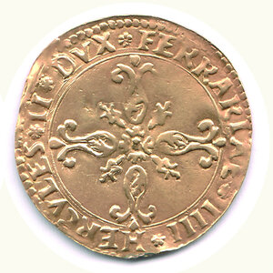 reverse: MODENA - Ercole II (1534-1559) Scudo SD.