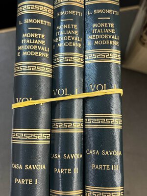 obverse: SIMONETTI L. Monete Italiane medioevali e moderne 3 voll.