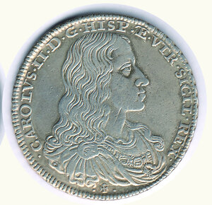 reverse: NAPOLI - Carlo II (1665-1700) - ½ Ducato 1683 - Magliocca 10/a.