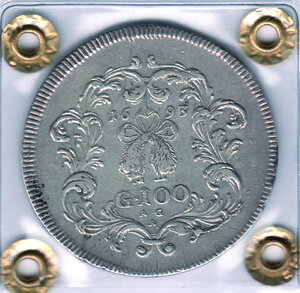 reverse: NAPOLI - Carlo II - 100 Grana