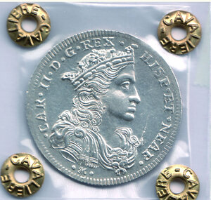 obverse: NAPOLI - Carlo II - 50 Grana 1693