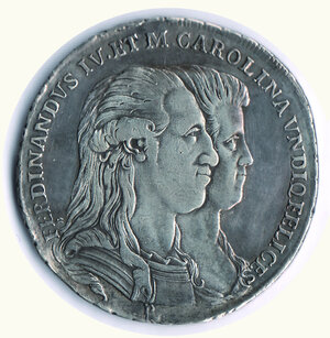 obverse: NAPOLI - Ferdinando IV - Piastra 1791 - ‘Soli reduci’.