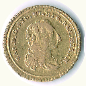 obverse: PALERMO - Carlo di Borbone (1734-1759) - Oncia 1742.