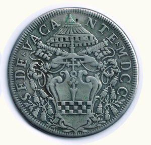reverse: ROMA - Sede vacante 1700 – Piastra.