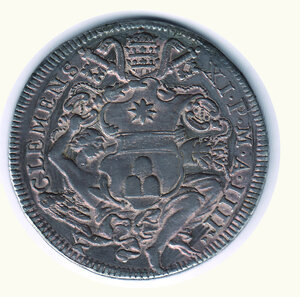 reverse: ROMA - Clemente XI (1700-1721) - San Clementino ½ Piastra