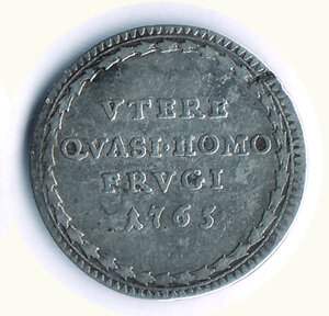 reverse: ROMA - Clemente XIII (1758-1769) - Grosso 1765 - A.VIII.