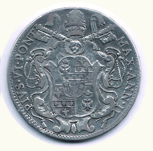 reverse: ROMA - Pio VI (1775-1799) - ½ Scudo 1777 A. II.
