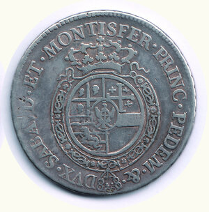 reverse: SAVOIA - Carlo Emanuele III - ½ Scudo da 3 Lire 1755.