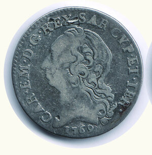 obverse: SAVOIA Carlo Emanuele III - monetazione per la Sardegna