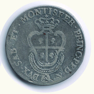 reverse: SAVOIA Carlo Emanuele III - monetazione per la Sardegna