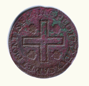 reverse: SAVOIA - Carlo Emanuele III - Cagliarese I tipo 1732.