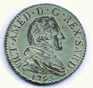 reverse: VITTORIO AMEDEO III - 20 Soldi 1795