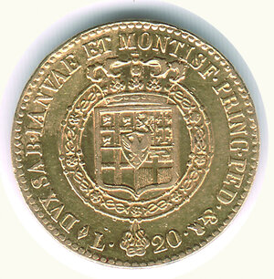 reverse: SAVOIA - Vittorio Emanuele I (1802-1821) - 20 Lire 1817.