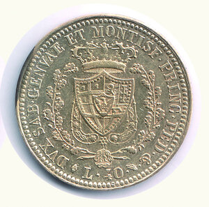 reverse: SAVOIA - Carlo Felice (1821-1831) - 40 Lire 1825 To.