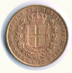 obverse: CARLO ALBERTO - 20 lire 1842 Genova