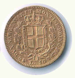 reverse: SAVOIA - Carlo Alberto - 10 Lire 1839 To.