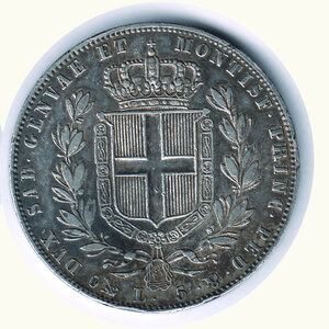 reverse: SAVOIA - Carlo Alberto - 5 Lire 1847Ge - Bei fondi.