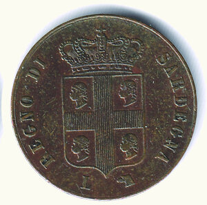 reverse: SAVOIA - Carlo Alberto - Monetazione sarda - 3 Cent 1842.