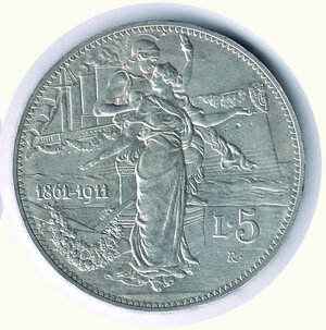 reverse: VITTORIO EMANUELE III - 5 Lire 1911