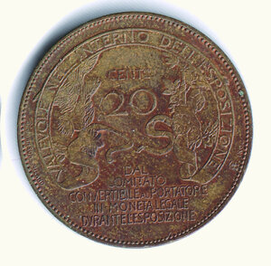 reverse: VITTORIO EMANUELE III - 20 Cent. 1906 - Fiera.
