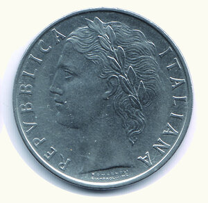 reverse: REPUBBLICA ITALIANA - 100 Lire 1962.