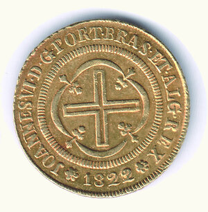 reverse: BRASILE - Giovanni VI - 4000 Reis 1822 (AU).