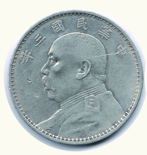 obverse: CINA Repubblica - Yuan Shih-Kai - 1914