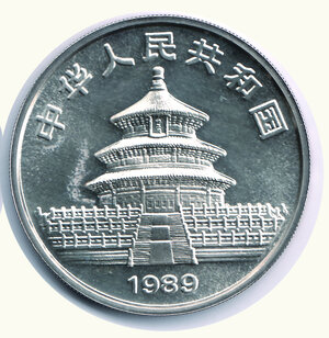 reverse: CINA Repubblica - 10 Yuan 1989 