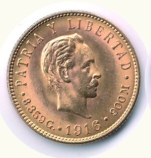 obverse: CUBA - 5 Pesos 1905.