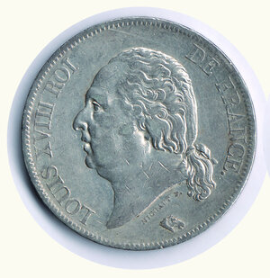 obverse: FRANCIA - Luigi XVIII - Scudo 1816 - Zecca di Parigi.