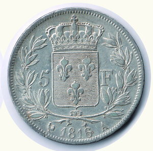 reverse: FRANCIA - Luigi XVIII - Scudo 1816 - Zecca di Parigi.