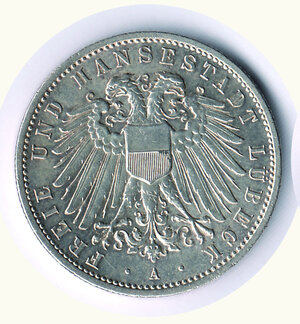 obverse: GERMANIA - A. Stati Lubecca - 2 Marchi 1904.