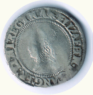 obverse: INGHILTERRA Elisabetta I Groat