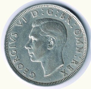 obverse: INGHILTERRA - Giorgio VI - Half Crown 1942 - K.M. 856.