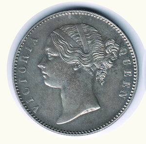 obverse: INDIA BRITANNICA - Vittoria (1837-1901) - Rupia 1840