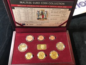 obverse: MALTA - Emissione completa 2008 - In cofanetto originale.