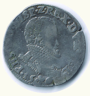 obverse: PAESI BASSI - Filippo II (1555-1598) - ½ Ducato 1566.