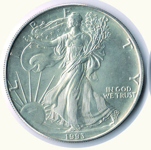 obverse: STATI UNITI - Oncia Walking 1993.