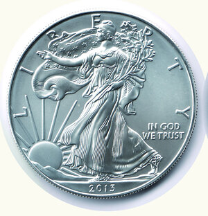 obverse: STATI UNITI - Oncia Walking 2013.