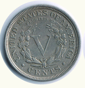 obverse: STATI UNITI - 5 cents 1908 - Liberty head.