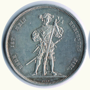 obverse: SVIZZERA - Tiri Federali - Berna 1857 - Catalogo Alfa 453 .